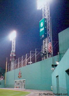 The Green Monster at night