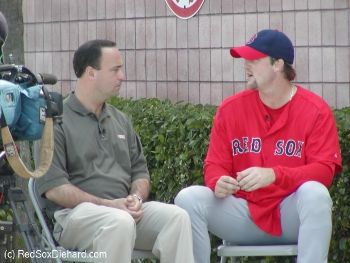 Don Orsillo and Derek Lowe