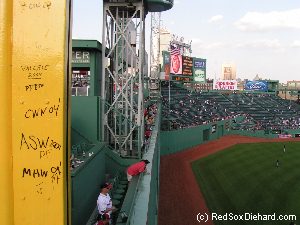 The Green Monster seats