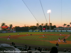Night game at City of Palms Park