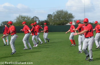 Red Sox Spring Training workouts
