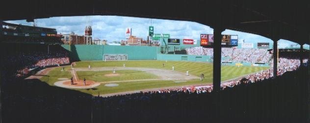 Panoramic view of Fenway