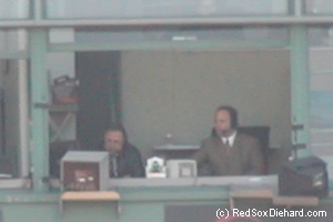 Jerry Remy, Wally, and Don Orsillo