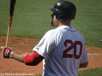 Kevin Youkilis pinch-hit in the ninth.