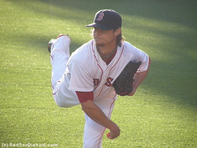 Clay Buchholz didn't have his best stuff tonight.