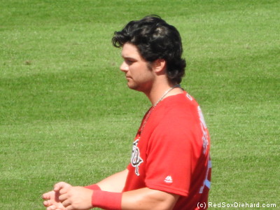 Andrew Benintendi's hair also made it into the game.