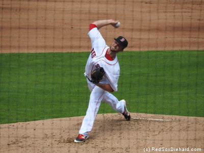 Tyler Thornburg's outing was as painful to watch as this pose looks.  But apparently he's one of those guys who has followed a really bad spring with a very good season.