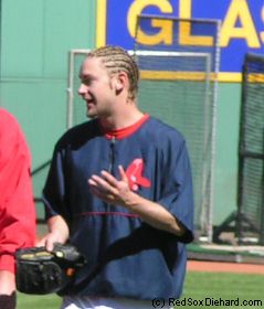 Red Sox on X: Before today's game, @15Lasershow presented Bronson Arroyo  with a Monster plate! Thanks for the World Series and the cornrows, Bronson!   / X